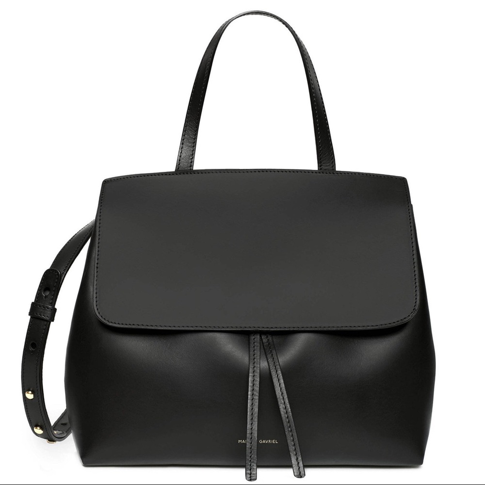 Mansur Gavriel mini Lady bag black/red